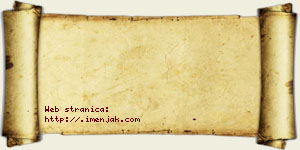 Bojana Perov vizit kartica